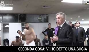 discorso di carlo ancelotti nello spogliatoio del real madrid