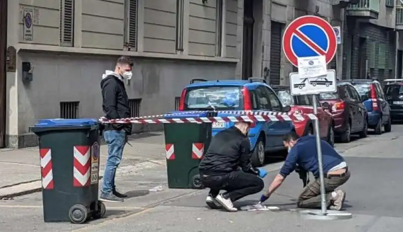 donna gambizzata per strada a torino   3