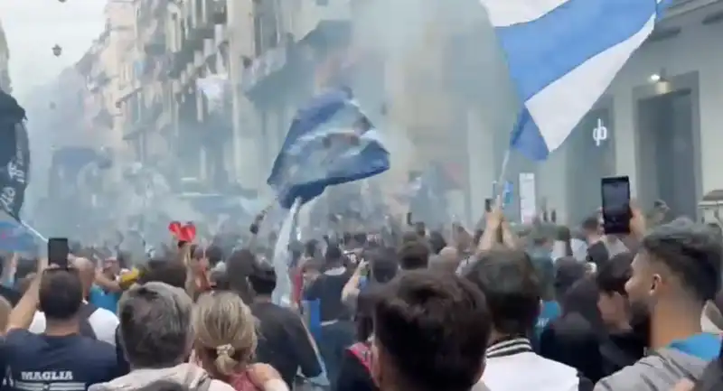 FESTA SCUDETTO A NAPOLI