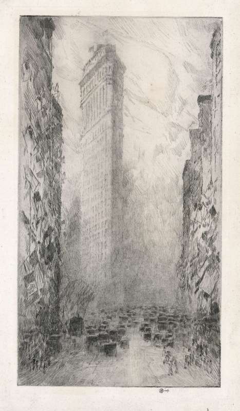 flatiron builing childe hassam