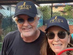 FLAVIO BRIATORE E DANIELA SANTANCHE