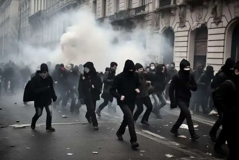 foto dei funerali di berlusconi create da claudio riccio con l intelligenza artificiale   3