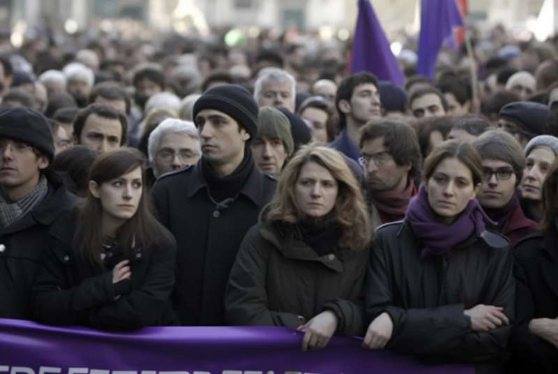 foto dei funerali di berlusconi create da claudio riccio con l intelligenza artificiale 6