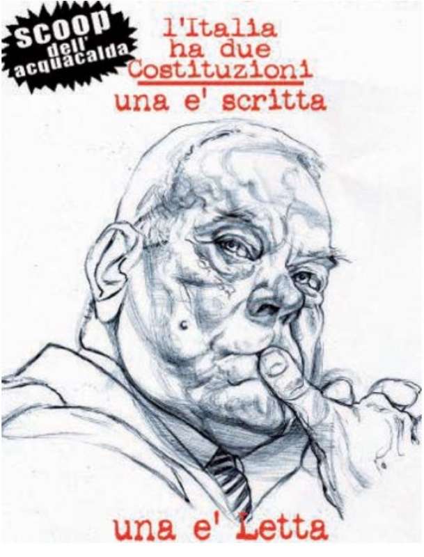 gianni letta vignetta di riccardo mannelli