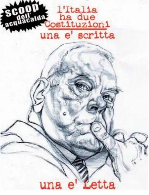 gianni letta   vignetta di riccardo mannelli 