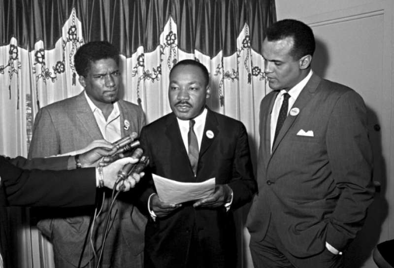 harry belafonte martin luther king jr. james foreman