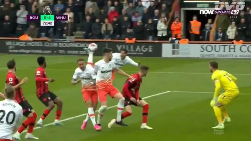 il gol di pablo fornals contro il bournemouth 