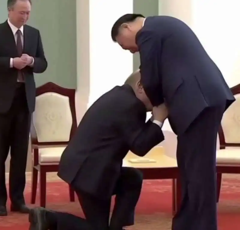 immagine fake putin xi jinping 