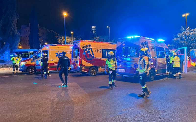 incendio al ristorante a madrid 1