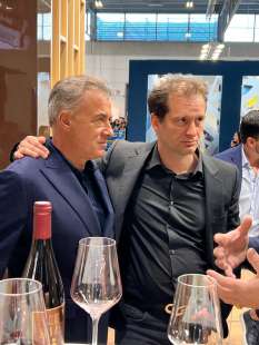 jean alesi e jarno trulli al vinitaly 2023