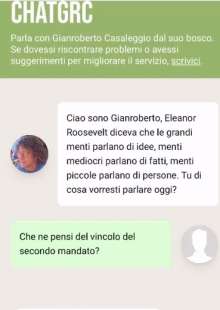 LA CHAT AI DI GIANROBERTO CASALEGGIO