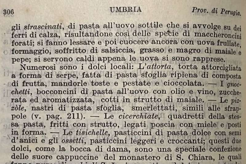 la ricetta della carbonara pubblicata sulla guida del touring del 1931