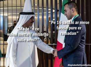 luigi di maio inviato onu - vignetta di osho