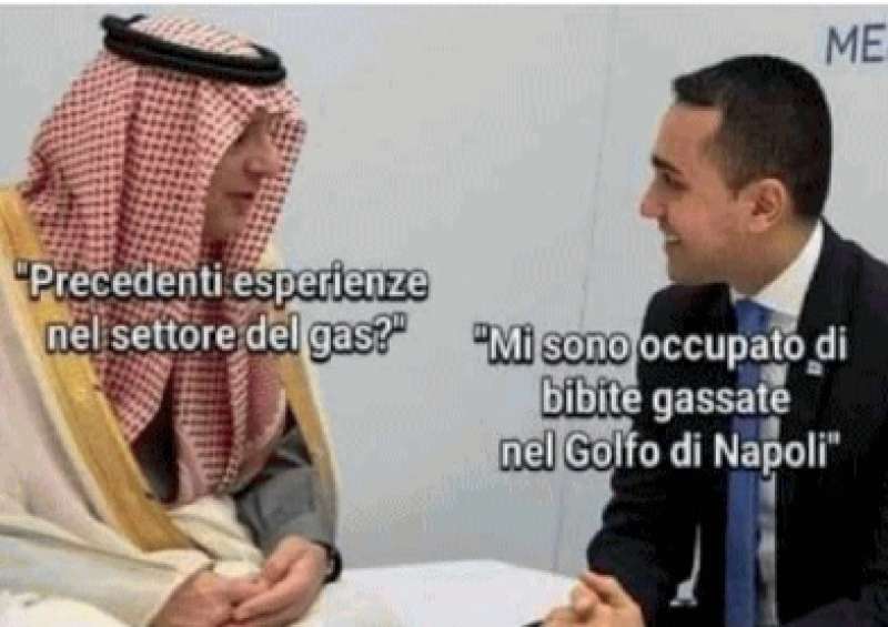 luigi di maio inviato speciale ue per il golfo persico meme 4