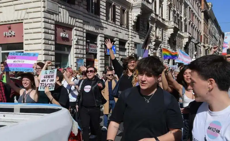 manifestazione per i diritti delle giovani persone transgender  foto di bacco (19)