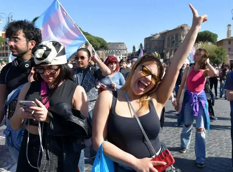 manifestazione per i diritti delle giovani persone transgender  foto di bacco (23)