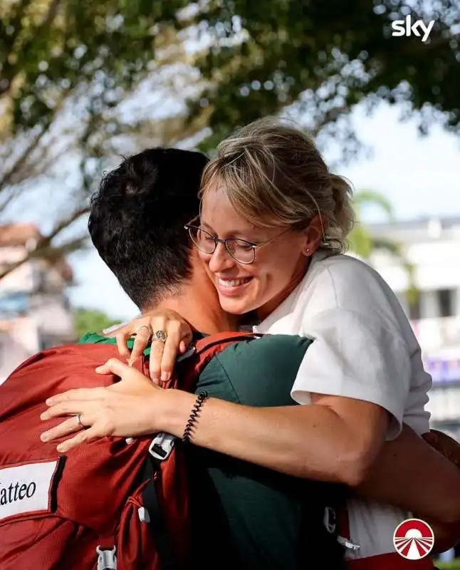 matteo giunta e federica pellegrini    pechino express  2