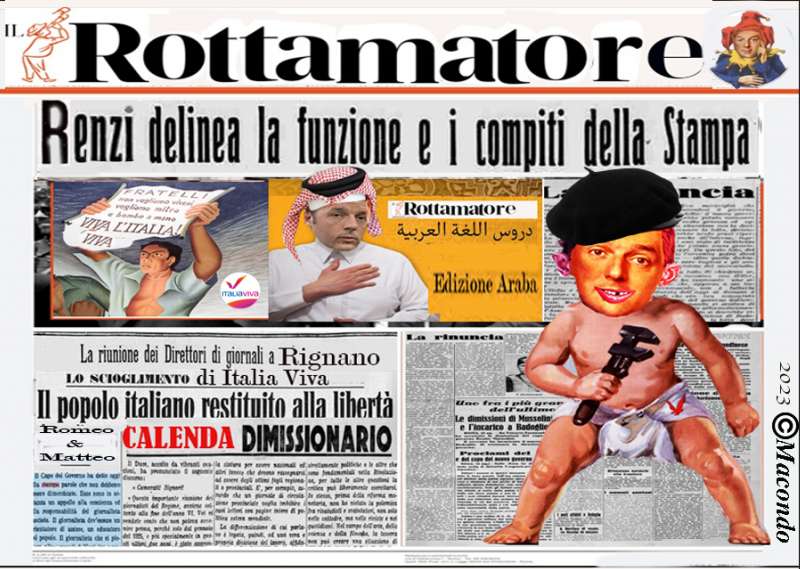 matteo renzi direttore del riformista by macondo