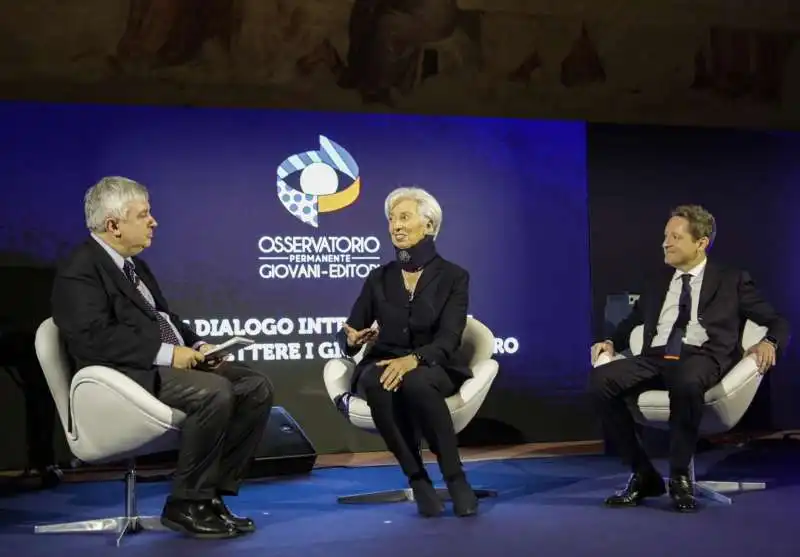 maurizio molinari christine lagarde andrea ceccherini