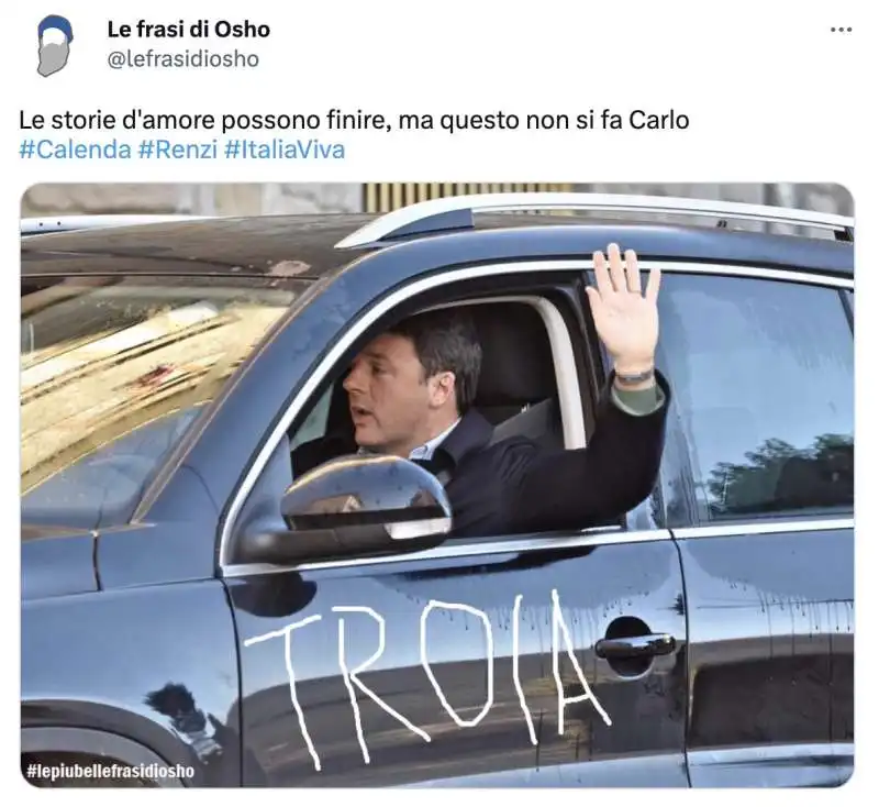 MEME SU MATTEO RENZI CARLO CALENDA 1