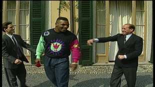 MIKE TYSON SILVIO BERLUSCONI AD ARCORE