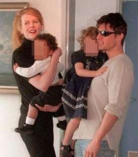 nicole kidman tom cruise e i figli