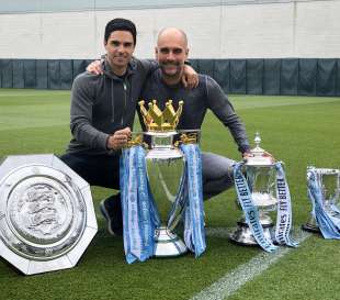 PEP GUARDIOLA MIKEL ARTETA