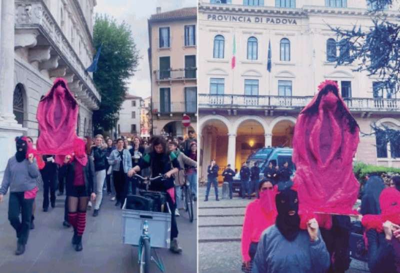 processione della sacra vulva a padova