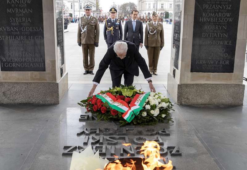 sergio mattarella a varsavia