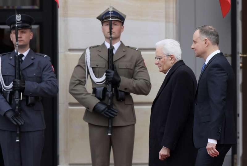 sergio mattarella andrzej duda varsavia