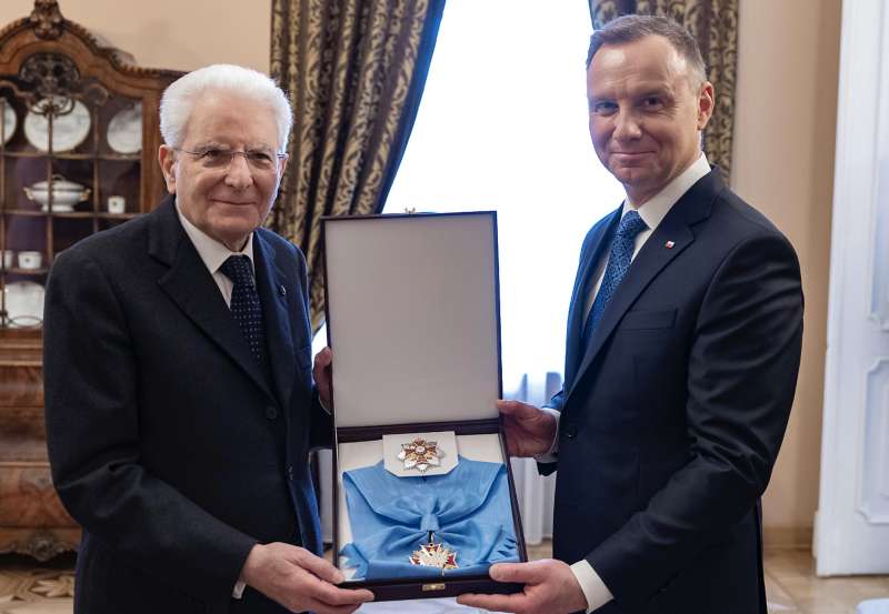 sergio mattarella andrzej duda varsavia