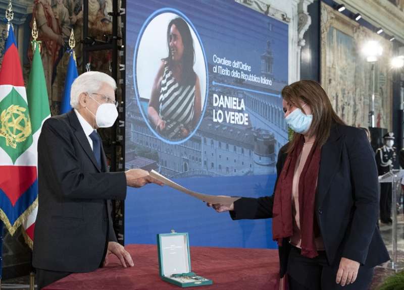 sergio mattarella daniela lo verde