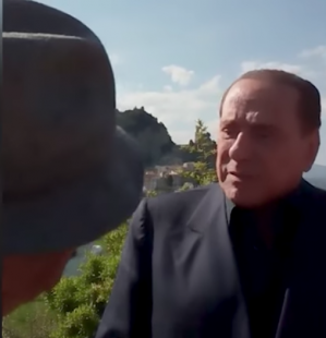 silvio berlusconi e il pastore molisano