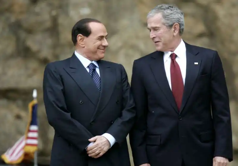 silvio berlusconi george w bush