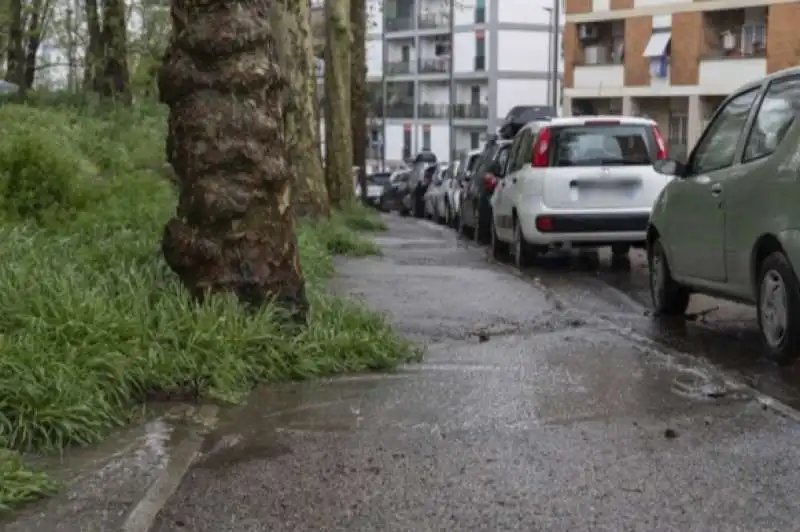 strade allagate a roma   10