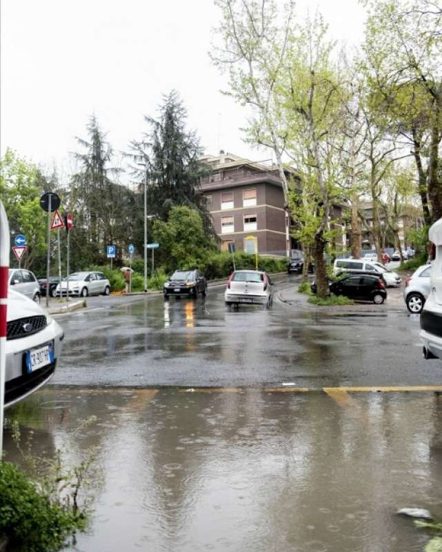 strade allagate a roma 4