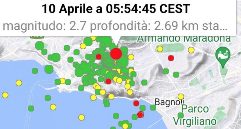 TERREMOTO CAMPI FLEGREI - 10 APRILE 2023