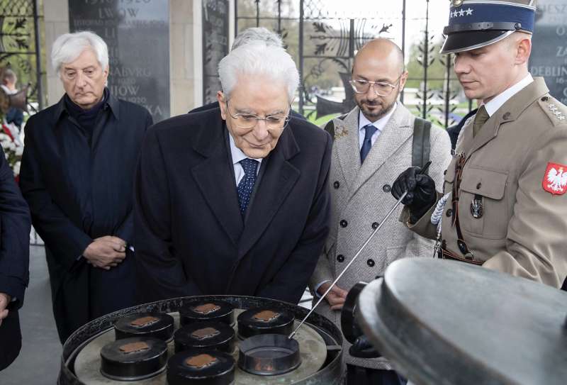 ugo zampetti sergio mattarella a varsavia