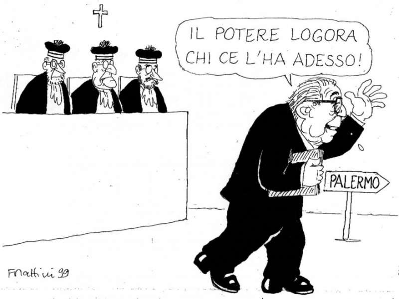 vignetta di giorgio forattini su giulio andreotti 7