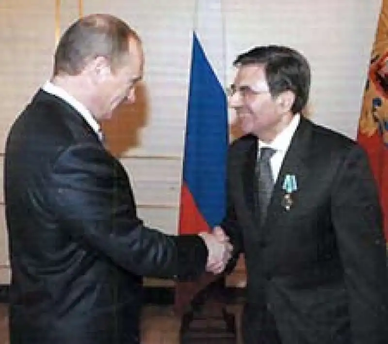 VLADIMIR PUTIN E ANTONIO FALLICO