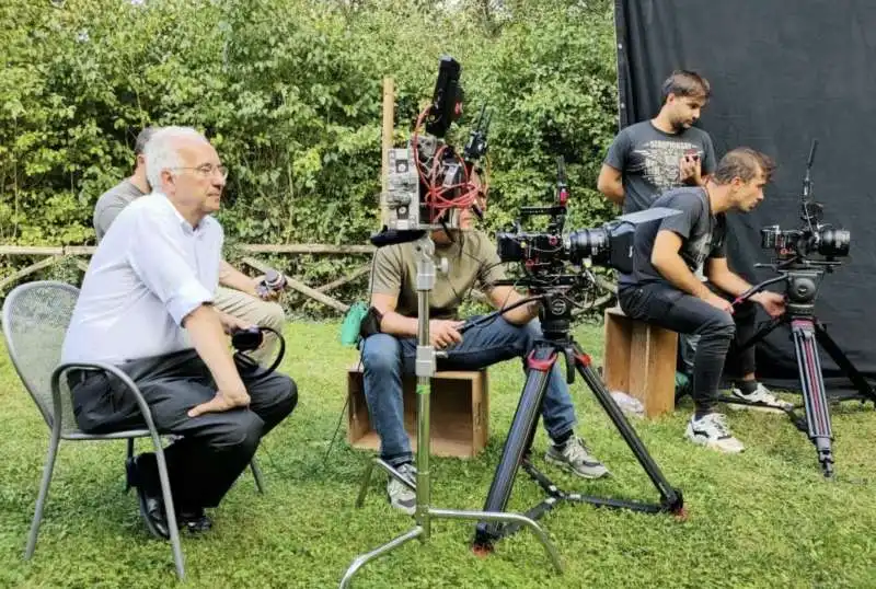 walter veltroni sul set di quando  