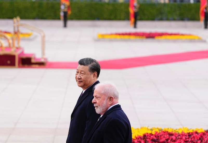 xi jinping accoglie lula a pechino