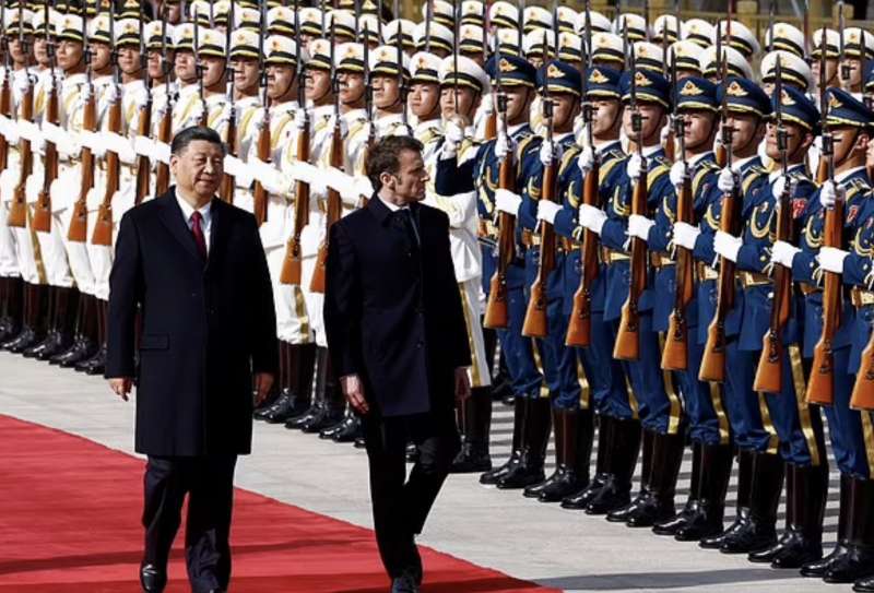 xi jinping emmanuel macron