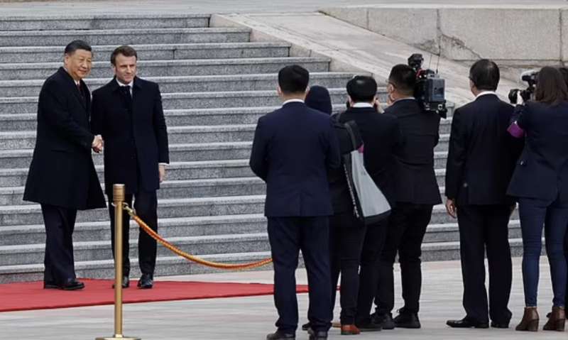 xi jinping emmanuel macron