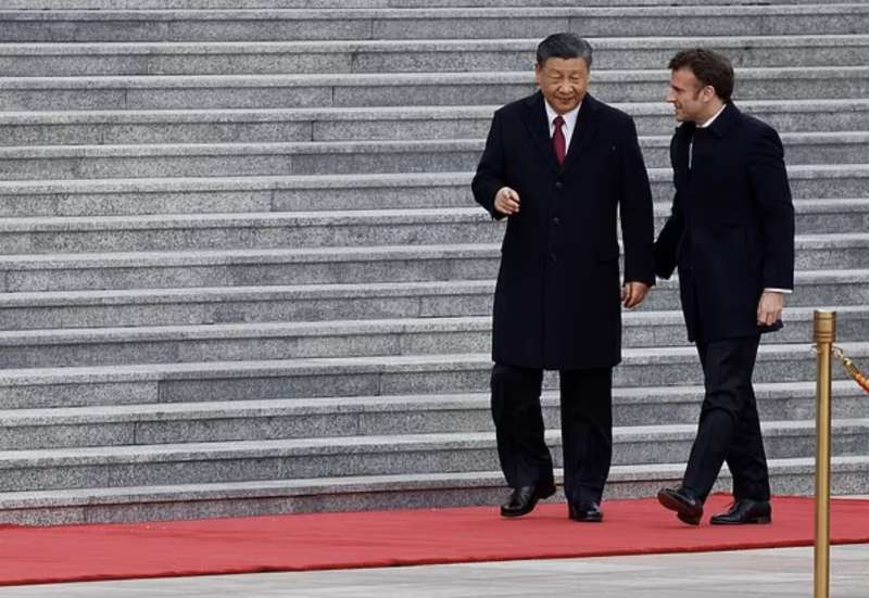 xi jinping emmanuel macron 2