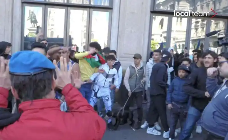 aggressione alla brigata ebraica   corteo del 25 aprile a milano   3