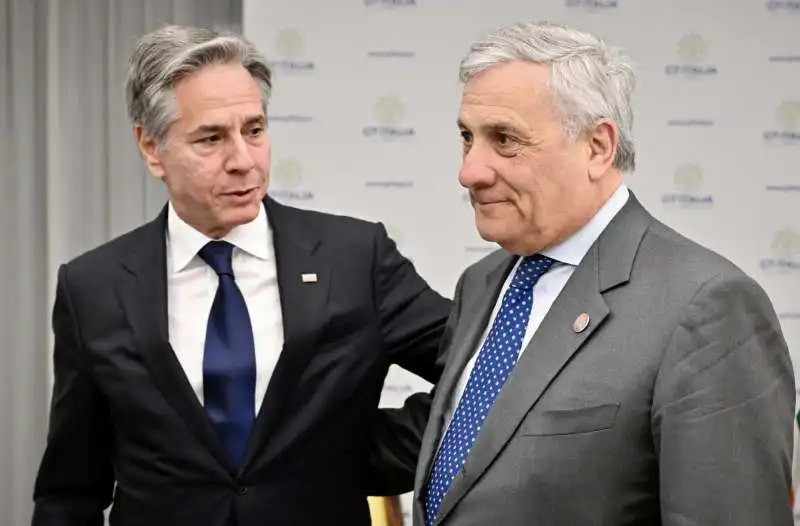 antony blinken   antonio tajani   g7 dei ministri degli esteri   capri 