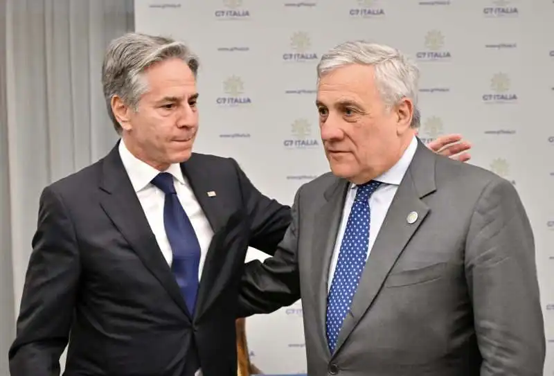 antony blinken   antonio tajani   g7 dei ministri degli esteri   capri  