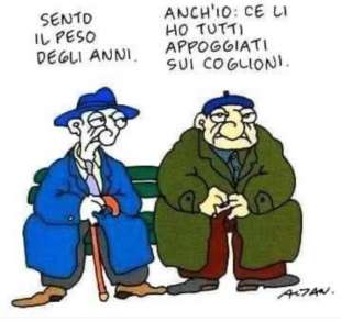 ANZIANI E VECCHIAIA - VIGNETTA BY ALTAN