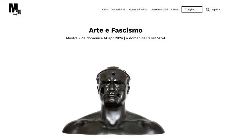 ARTE E FASCISMO AL MART 